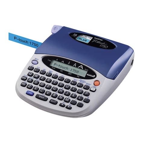 brother labeler manual.